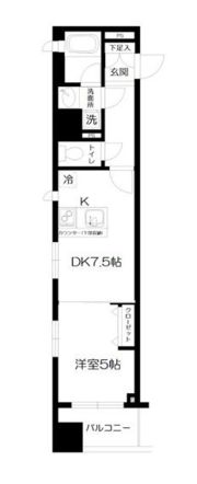 デュオ・スカーラ東日本橋の間取り画像