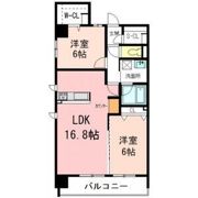 ハピネス城北の間取り画像