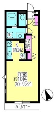 tesoro麻布笄町の間取り画像