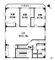 リバーサイド向島の間取り画像