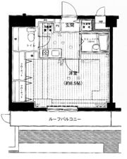 メインステージ白金高輪の間取り画像