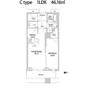 品川ハートビュータワーの間取り画像