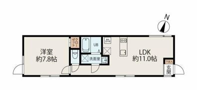 REFIR NAKANOの間取り画像