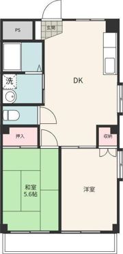 ハピネス椎の木の間取り画像