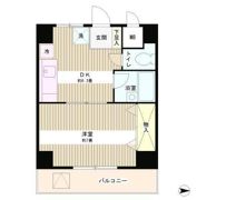 陽光ハイツ北上野の間取り画像