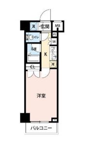 パレステュディオ新宿パークサイドの間取り画像