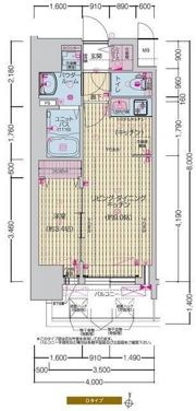 プレサンス名駅南エディフィスの間取り画像