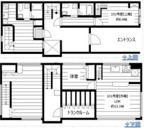 トレスコート大森山王の間取り画像