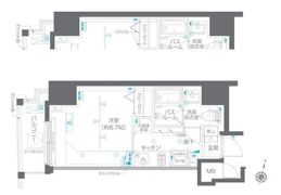 ZOOM白金台の間取り画像