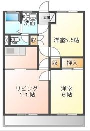 フラワーハイツの間取り画像