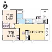 シャーメゾンリゾラの間取り画像