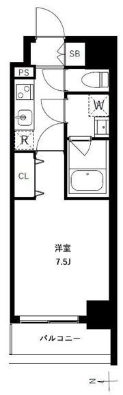 アーバンパーク浅草Ⅱの間取り画像