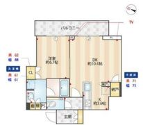 プラウド九段南の間取り画像