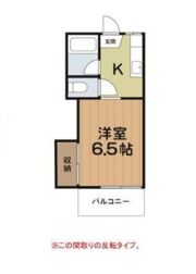 むさしのコーポの間取り画像