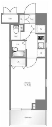 アイル秋葉原EASTの間取り画像