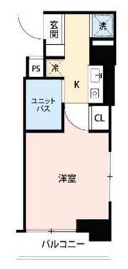 スカイコート日本橋の間取り画像