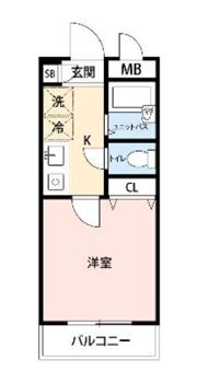 パルムドールハイムの間取り画像