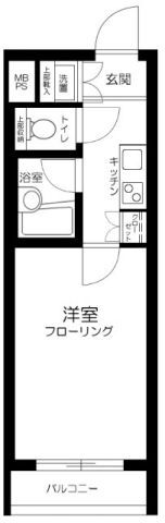 ルーブル高円寺弐番館の間取り画像