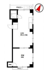 ライオンズマンション九段南の間取り画像