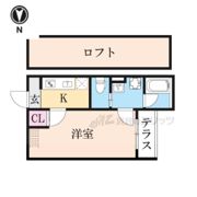 クロスレジデンス放出の間取り画像
