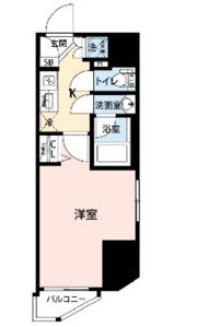 クレイシア新宿の間取り画像