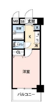 エクセリア池袋の間取り画像