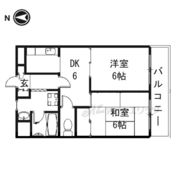 リバーライズ足代の間取り画像