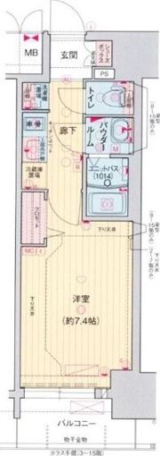 プレサンスジェネ新栄町駅前葵の間取り画像