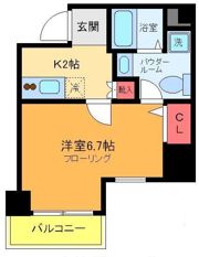 プレール・ドゥーク錦糸町Ⅱの間取り画像