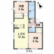 シャーメゾン磯上の間取り画像