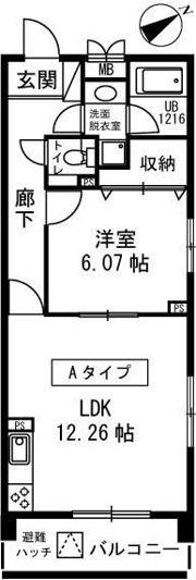 クレールメゾン新井の間取り画像