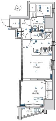フェルクルール上野駅前の間取り画像