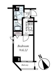 Verona門前仲町Lussoの間取り画像