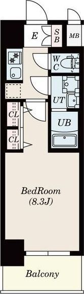 S-RESIDENCE名駅Westの間取り画像