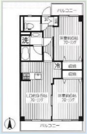 愛住ハイツの間取り画像