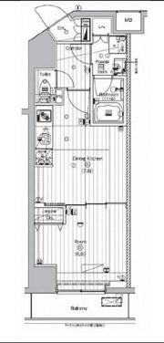 PREMIUM CUBE 代々木上原の間取り画像