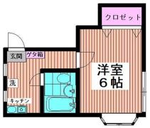 コーポさつきの間取り画像