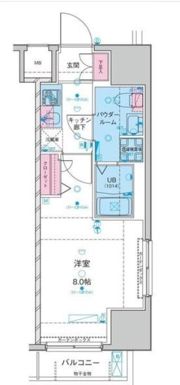 GENOVIA浅草駅前skygardenの間取り画像