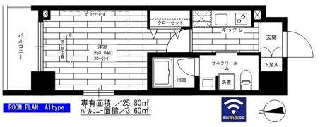 グランドコンシェルジュ吾妻橋の間取り画像