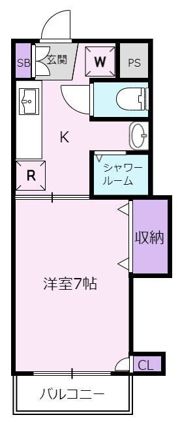 ハイム白雲の間取り画像