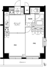 ルーブル都立家政伍番館の間取り画像