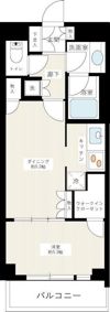 カスタリア高輪台Ⅱの間取り画像