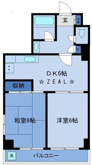 フラットワセダの間取り画像