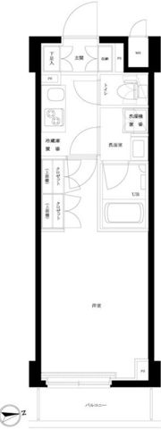ルーブル大島弐番館の間取り画像