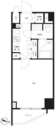 ルーブル三軒茶屋参番館の間取り画像