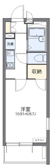 レオパレスライラック久が原の間取り画像
