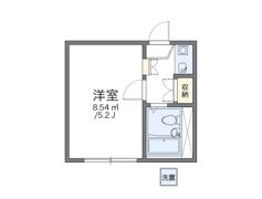 レオパレスシェモアⅡの間取り画像