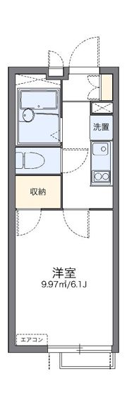 レオパレスフォレスト矢口の間取り画像