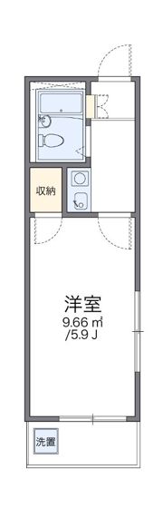 レオパレス天沼の間取り画像