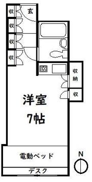 シャトウ中野の間取り画像